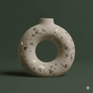 Jarrón “Aurora Dorada”